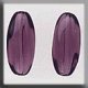 12261 Glass Treasures-Fancy Olive Bead 13/6mm Bright Amethyst (Qty. 2) THUMBNAIL